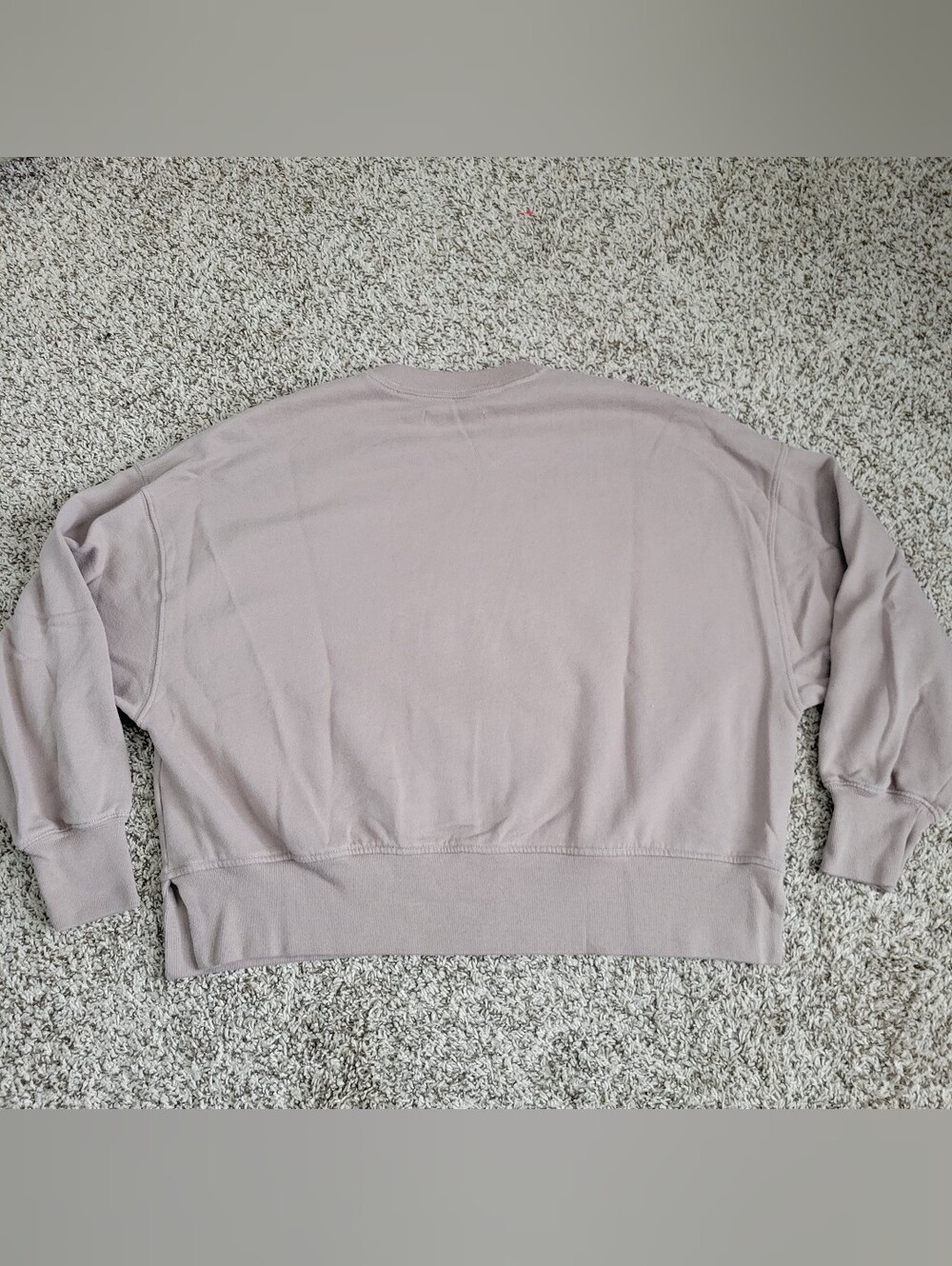 Abercrombie & Fitch Sweatshirt Fleece Slow Mornings Club Brown Tan Small Medium - Picture 5 of 5